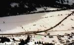 Paragliding Fluggebiet Europa » Schweiz » Graubünden,Fanas-Sassauna,Gelandet wir auch bei Grüsch im Tal. Der Landeplatz ist von oben einwandfrei auszumachen.