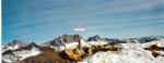 Paragliding Fluggebiet Europa » Schweiz » Graubünden,Fanas-Sassauna,Dieses Gipflekreuz auf Sasauna habe ich selber hergestellt, hinaufgertragen und montiert. Dies war 1995 und ist ein Geschenk an meine Frau Gertrud Siehe www.gertrudleoni.ch