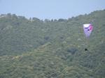 Paragliding Fluggebiet Europa » Italien » Lombardei,Sasso del Ferro - Monte Nudo,Soaring am Südhang 
des MONTE DEL FERRO

Oben die Kübel-Station 
mit der HG-Rampe

Foto:KH