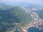 Paragliding Fluggebiet Europa » Italien » Piemont,Mottarone,Die Kübelbahn am Sasso von Westen