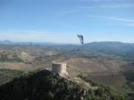 Paragliding Fluggebiet Europa » Spanien » Andalusien,Montellano,Montellano, Flug zum Turm, November 2010