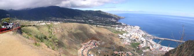 Blick gegen Santa Cruz: auch in diesem Kessel kann man soaren, so man denn den sehr steilen Start meistert...