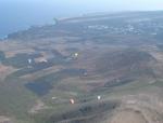 Paragliding Fluggebiet Europa Spanien Kanarische Inseln,Lanzarote - Mala,Gute Thermik am 30.01.2008.
Rechts unten der Startplatz.