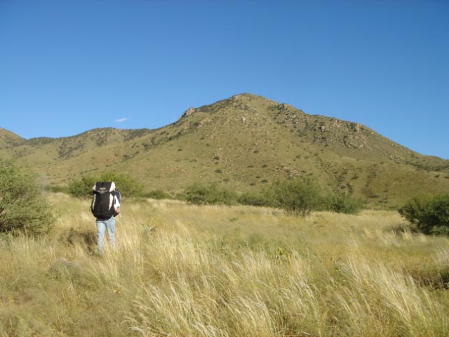 Aufstieg zum Startplatz. Meistens wird bereits auf der ersten Stufe gestartet (im Vordergrund).