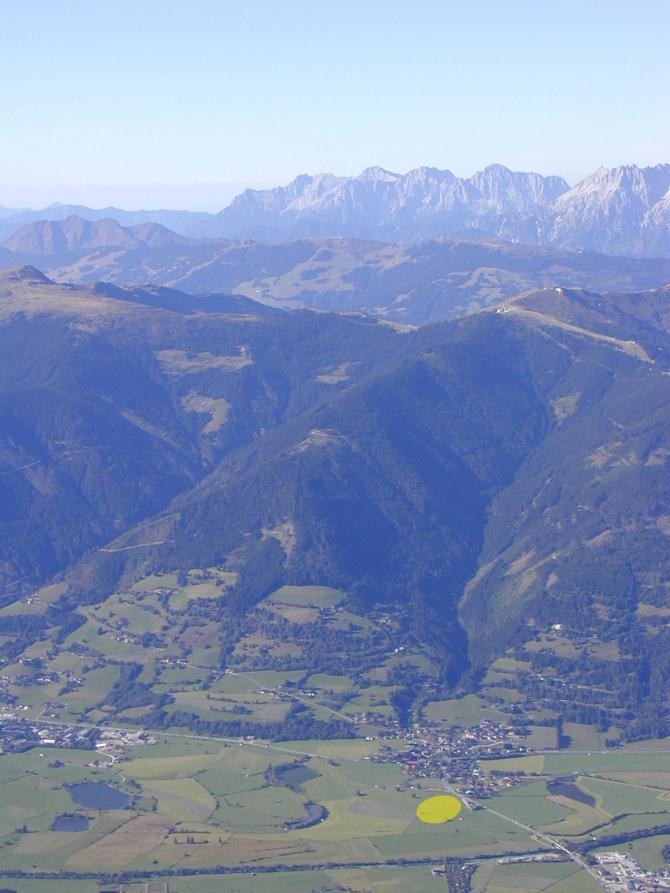 der offizielle Landeplatz