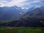 Paragliding Fluggebiet Europa Österreich Salzburg,Schmittenhöhe,auf dem weg zum landeplatz
