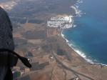 Paragliding Fluggebiet Europa » Spanien » Kanarische Inseln,Lanzarote - Mala,Heute reicht die Höhe für eine Strandlandung in Arrieta. Geiler Tag am 04.12.2007