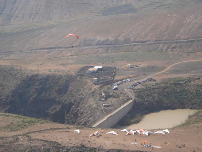 einiges los am Aufbau- und Startplatz in Mala