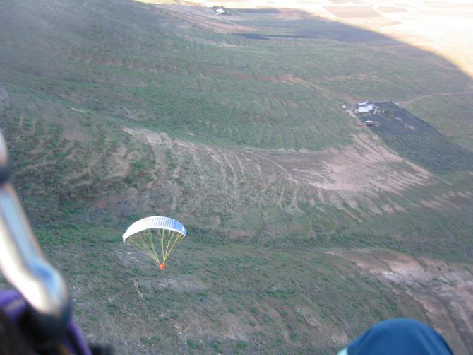 Flug ueber der Soaringkante bzw. schon darunter