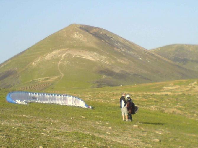 - schöner grüner Startplatz diesmal... für Lanzarote nicht üblich - 17.2.08