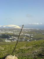 Paragliding Fluggebiet Europa » Spanien » Kanarische Inseln,Lanzarote - Macher,...einen richtigen Windsack gibt es leider nicht dafür aber dieses Fähnchen...