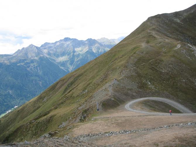 Im Bild zu sehen ist der Startplatz am Gipfelhang.