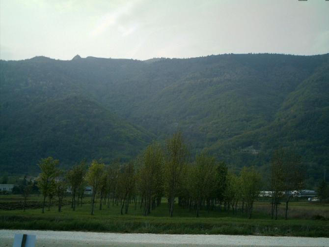 Der Startplatz ist am rechten Bildrand