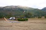 Paragliding Fluggebiet Europa » Italien » Latium,Il Colaturo - Serra Traversa,Blick vom Landeplatz zum Start