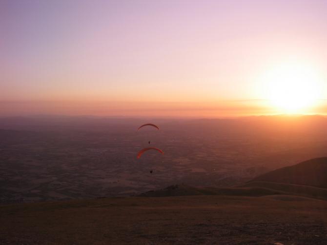 Ein nettes Abendflügerl mit satter Umkehrthermik