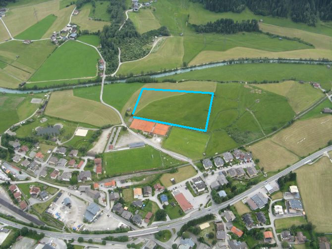 Blau: Landezone Neukirchen