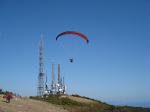 Paragliding Fluggebiet ,,Startplatz Mt. Pisciavino bei Alassio aufgenommen am 9. Okt. 07
Photo W. Büchel