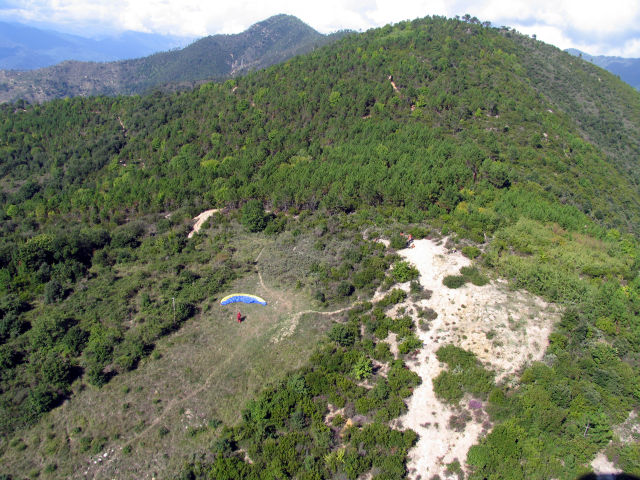 Startplatz Col del Bandito. Oktober 2006. Danke an wish2fly.de