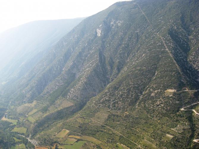 Looking back at take off