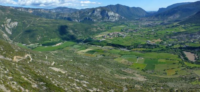 Ubersicht: SP links unten im Bild; Blick Ritg SSO