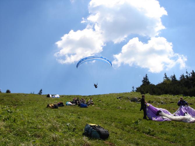 Startplatz Hüttenkogel.