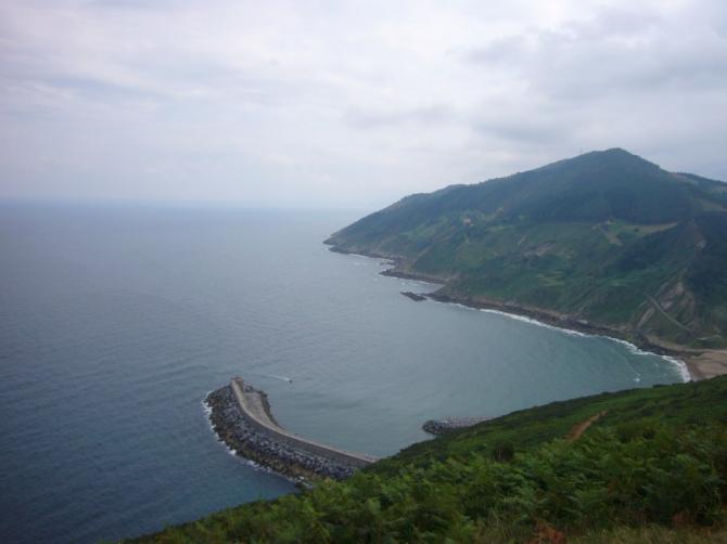 Startplatz 1: Blick Richtung Landeplatz (großer Parkplatz) der vom Startplatz aus nicht sichtbar ist.