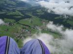 Paragliding Fluggebiet Europa » Österreich » Tirol,Choralpe,nicht immer ist bestes Wetter in Westendorf, aber ein kleines Flüglein geht fast immer.