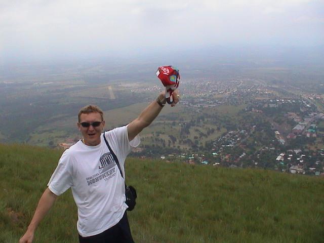 Zvonko am Start in Barbeton