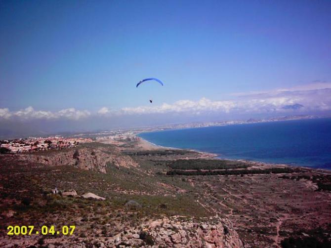 Mario am 7.4.07; erster Flug über 2 Stunden