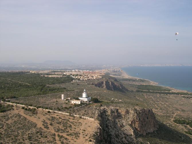 Vom Faro nach Norden. Bei guten Bedingungen kann man hier über 300m aufsoaren. Danke Für das tolle Foto an Werner Liebl.