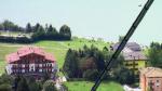 Paragliding Fluggebiet Europa » Italien » Trentino-Südtirol,Pradel/Tovre, Molveno,Landeplatz, von der Gondel aus gesehen.