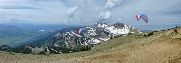 Rendezvous Peak (JHMR):
Pano looking SE/ S