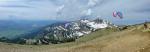 Paragliding Fluggebiet Nordamerika » USA » Wyoming,Jackson Hole Mountain Resort -JHMR,Rendezvous Peak (JHMR):
Pano looking SE/ S