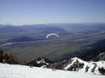 Paragliding Fluggebiet Nordamerika » USA » Wyoming,Jackson Hole Mountain Resort -JHMR,Rendezvous Bowl im Frühling
