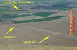 Paragliding Fluggebiet Nordamerika » USA » Idaho,King Mountain,alle 3 LZ  - von Coyote aus gesehen
