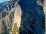 Paragliding Fluggebiet Nordamerika » USA » Idaho,King Mountain,Wer genau hinschaut, erkennt in der Mitte den gelben Schirm von Brad Boxham - Leiter der King Mt. Schule.