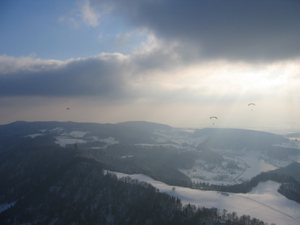 An einem verschneiten Wintertag ende Januar 2005 (-5°C).