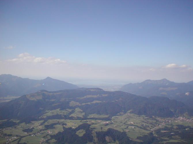 Flug vom Unterberghorn Richtung Chiemsee