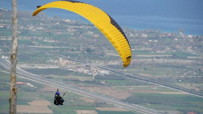 Am 4.4.09 nach Start bei little Church oberhalb von Panteleimonas