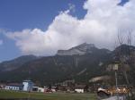 Paragliding Fluggebiet Europa » Österreich » Tirol,Rofangebirge,nochmal der startplatz vom landeplatz aus