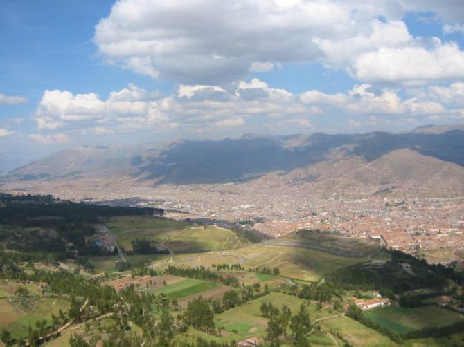 Landeanflug auf Cusco