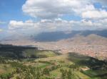 Paragliding Fluggebiet Südamerika Peru ,Cusco - Urubamba (im heiligen Tal der Incas),Landeanflug auf Cusco