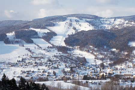 Blick aufs Fluggebiet