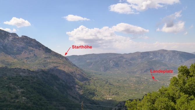 Starthöhe/Landeplatz aus östlicher Richtung aufgenommen; Sept. 2013