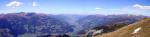 Paragliding Fluggebiet Europa » Österreich » Tirol,Arbiskopf,Panorama vom vorderen Zillertal vom Hochfeld aus gesehen. Ganz links ist das Fluggebiet der Zillertaler Höhenstraße zu erkennen. (22.Sept. 07)