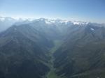Paragliding Fluggebiet Europa » Österreich » Tirol,Stubaital - Kreuzjoch / Elfer,08.08.09 Blick auf Stubaier Gletscher. Flughöhe 3287m.