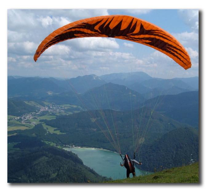 Start auf der Gemeindealpe mit Blick Richtung Mariazell, August 2005. Foto von Mr. chz