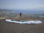 Paragliding Fluggebiet Europa » Spanien » Balearen,Puig de Sant Marti,....alles bereit dann kann es gleich losgehen...