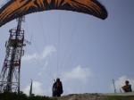 Paragliding Fluggebiet Europa » Spanien » Balearen,Puig de Sant Marti,...Start der erste ist schon in der Luft...13.9.07