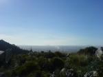 Paragliding Fluggebiet Europa » Spanien » Balearen,Puig de Sant Marti,... Blick nach SW vom Puig de St. Marti der Schornstein ist ein guter Windanzeiger..18.1.08.